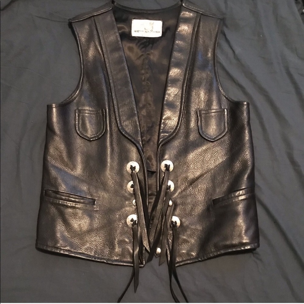 Leather Vintage Vest🔥